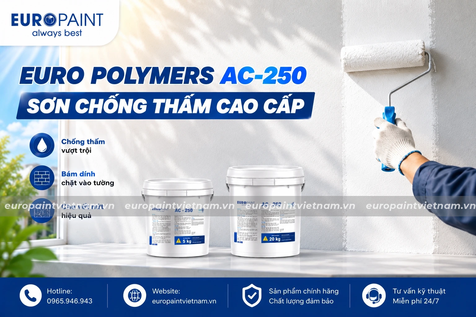 sơn chống thấm AC-300 Euro Paint
