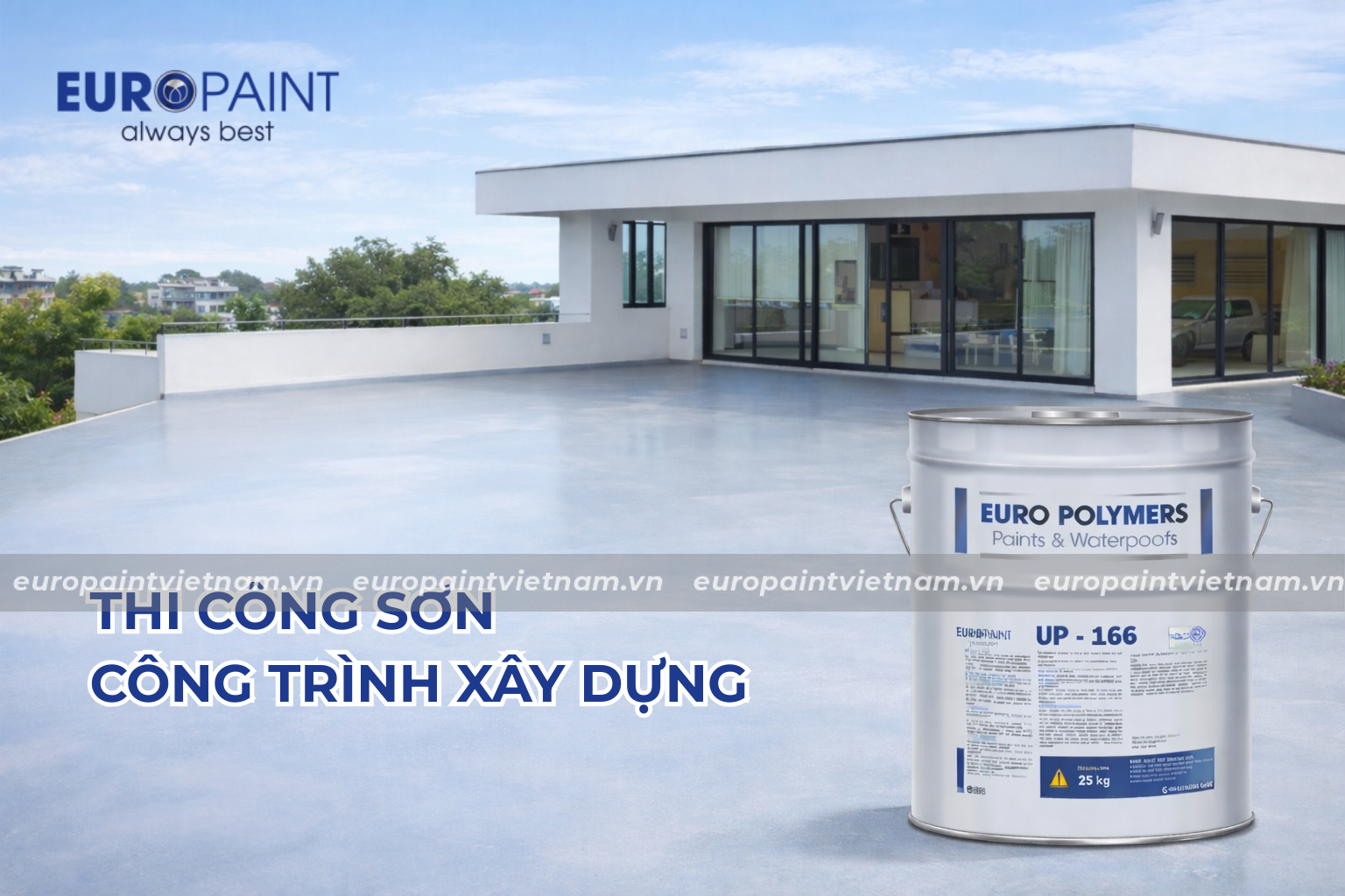Thi công sơn công trình xây dựng Thi công sơn công trình xây dựng