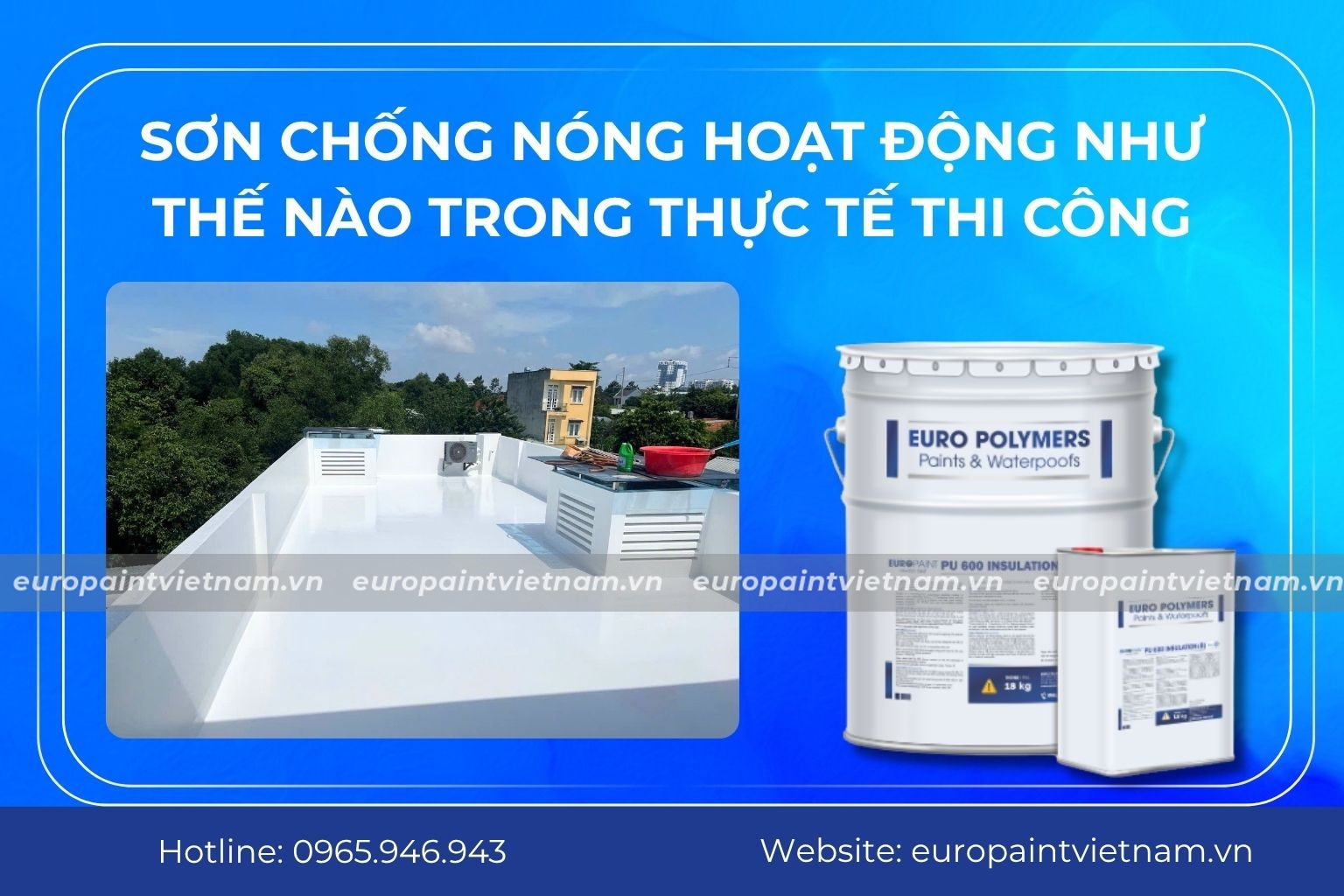 So sánh sơn chống nóng và tấm cách nhiệt