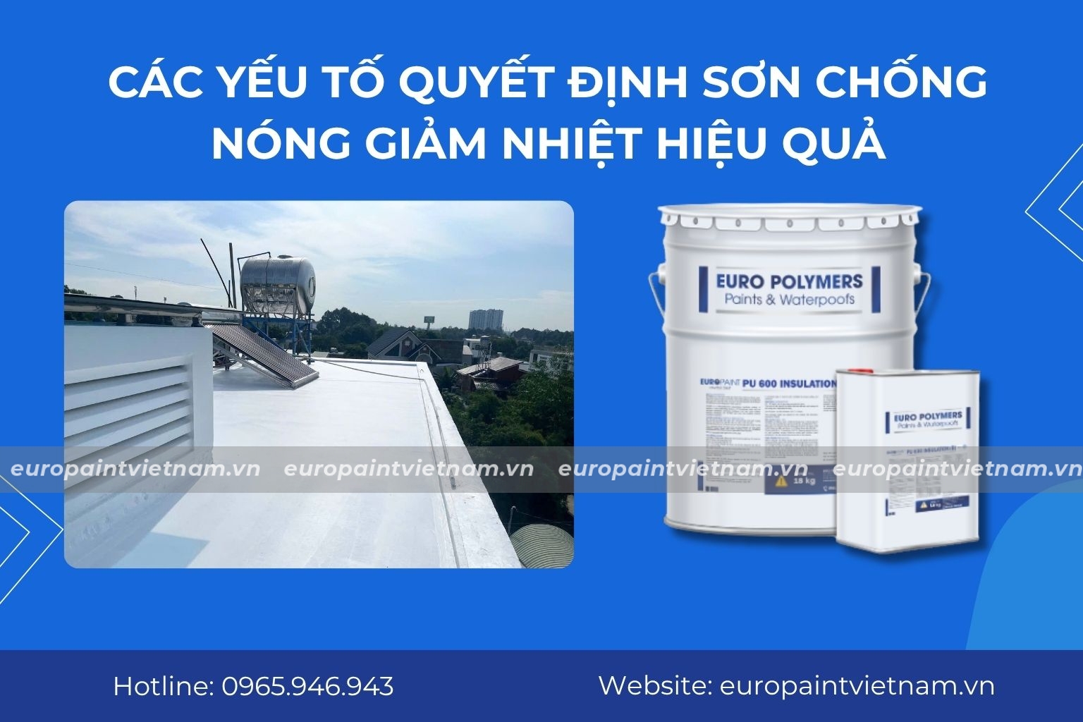 Sơn chống nóng có giảm nhiệt bao nhiêu độ
