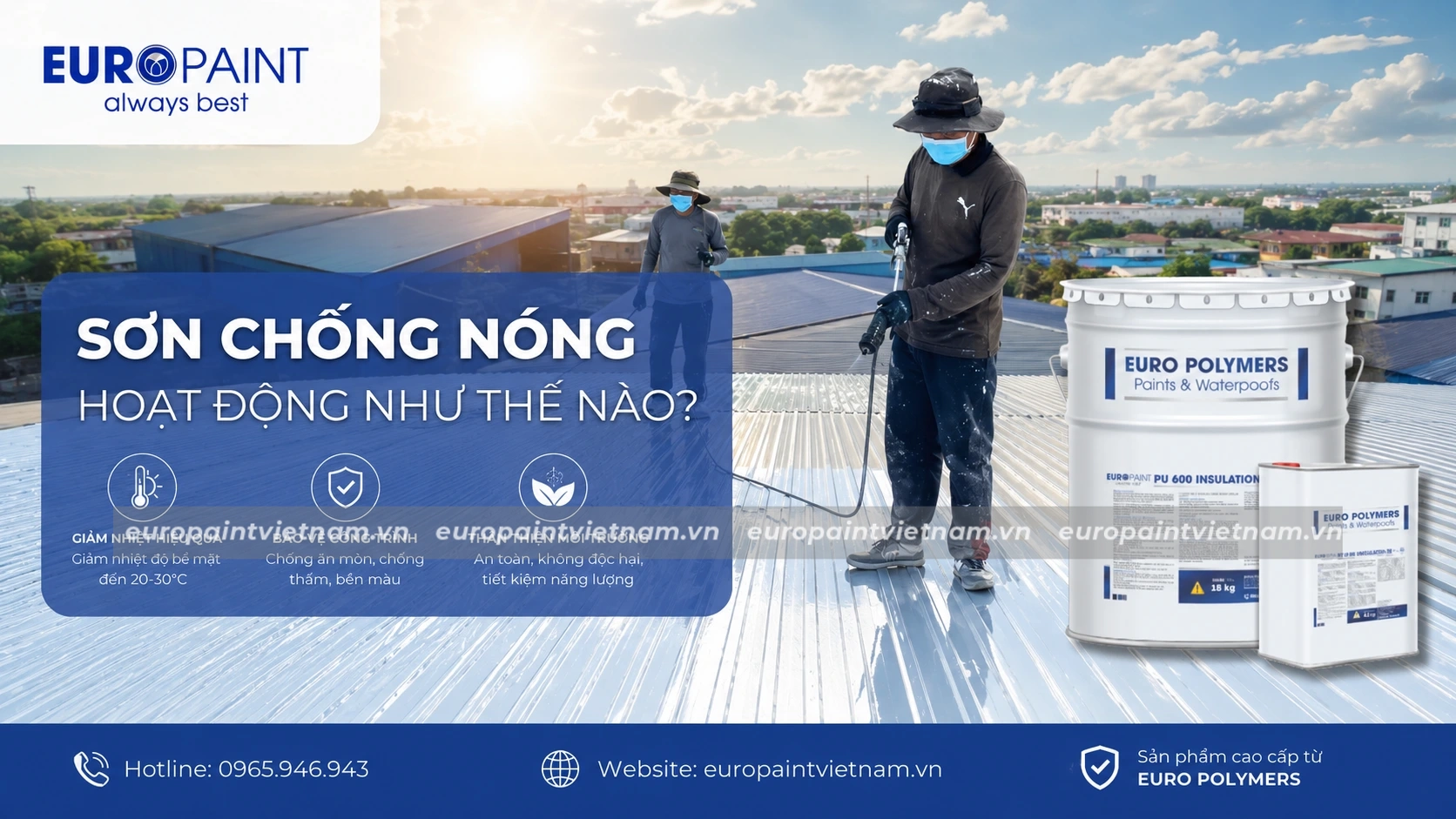 Sơn chống nóng hoạt động như thế nào