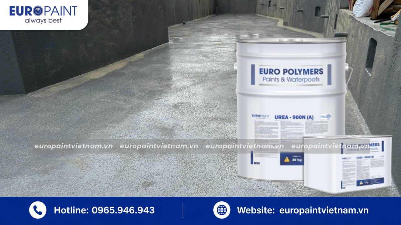 Bề mặt sau khi thi công lớp lót và UREA-900N Bề mặt sau khi thi công lớp lót và UREA-900N