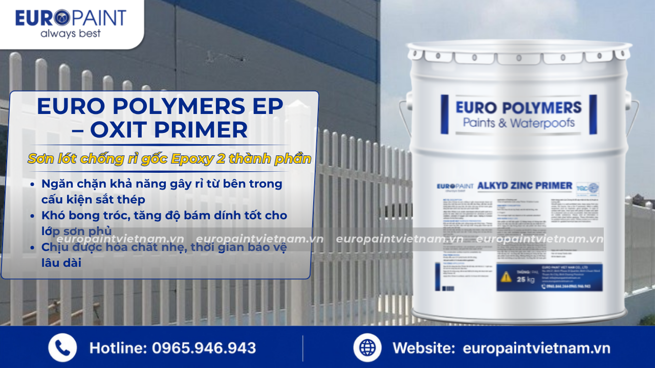 Sơn EPOXY giúp tăng khả năng chống ăn mòn và phù hợp cho môi trường công nghiệp khắc nghiệt Sơn EPOXY giúp tăng khả năng chống ăn mòn và phù hợp cho môi trường công nghiệp khắc nghiệt