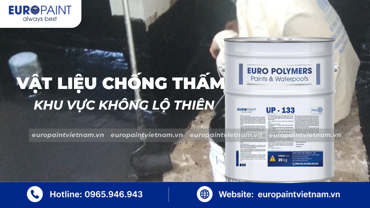 Vật liệu chống thấm cho khu vực không lộ thiên