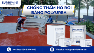 Chống thấm hồ bơi bằng polyurea hiệu suất cao