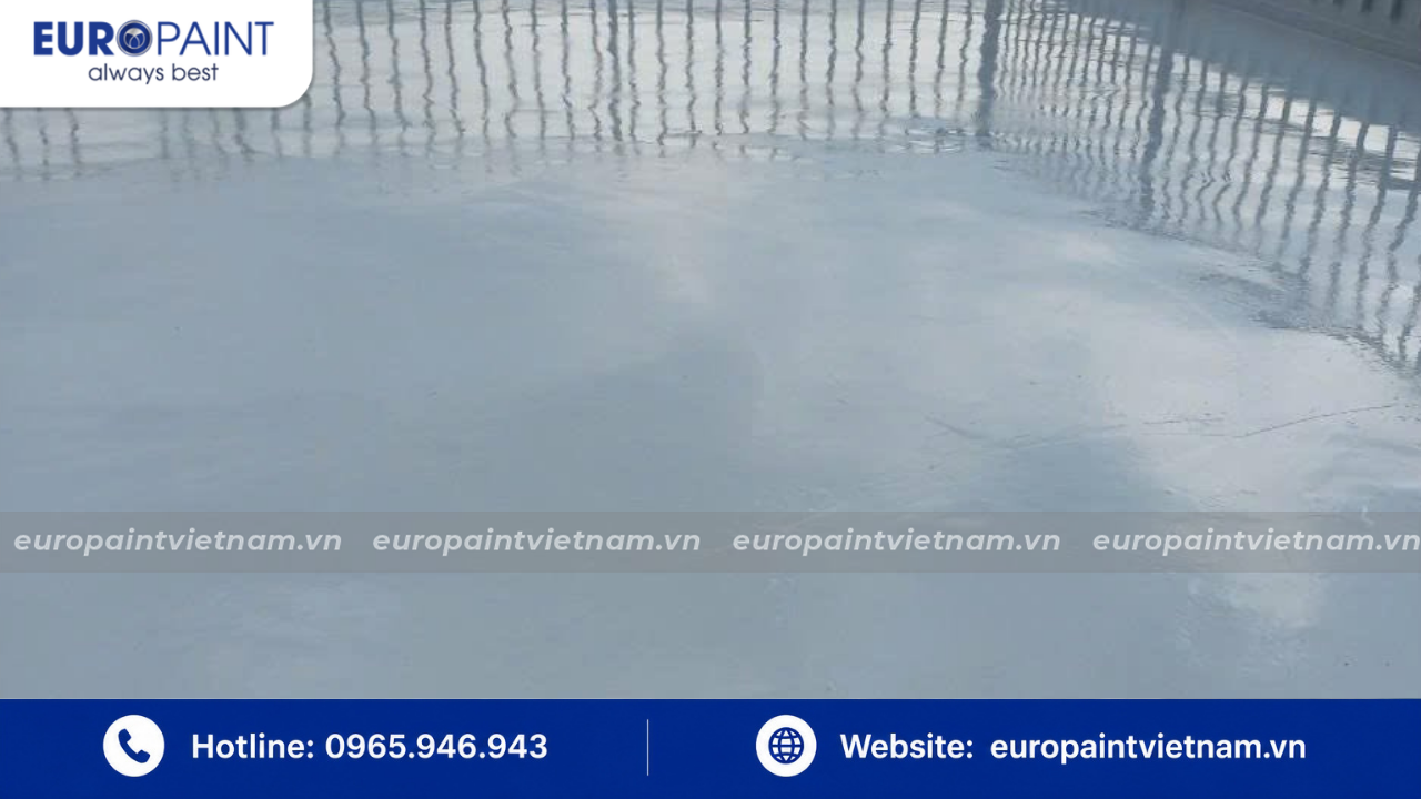 Thi công sơn Epoxy tự san phẳng EL-240 tại nhà máy công nghiệp – Euro Paint Việt Nam