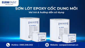 Sơn lót Epoxy gốc dung môi: Vai trò & hướng dẫn sử dụng