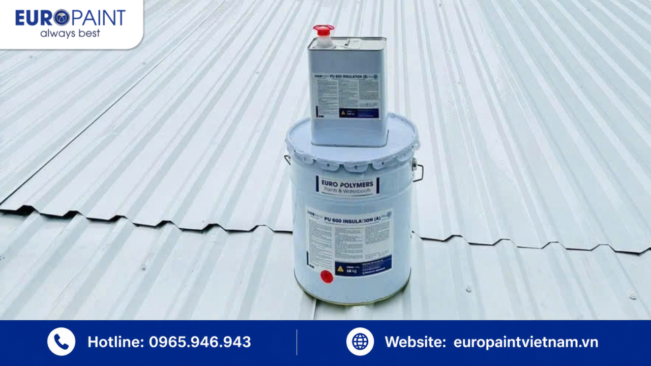 . Sơn cách nhiệt gốc Polyurethane – Giải pháp cao cấp cho mái tôn và sàn mái