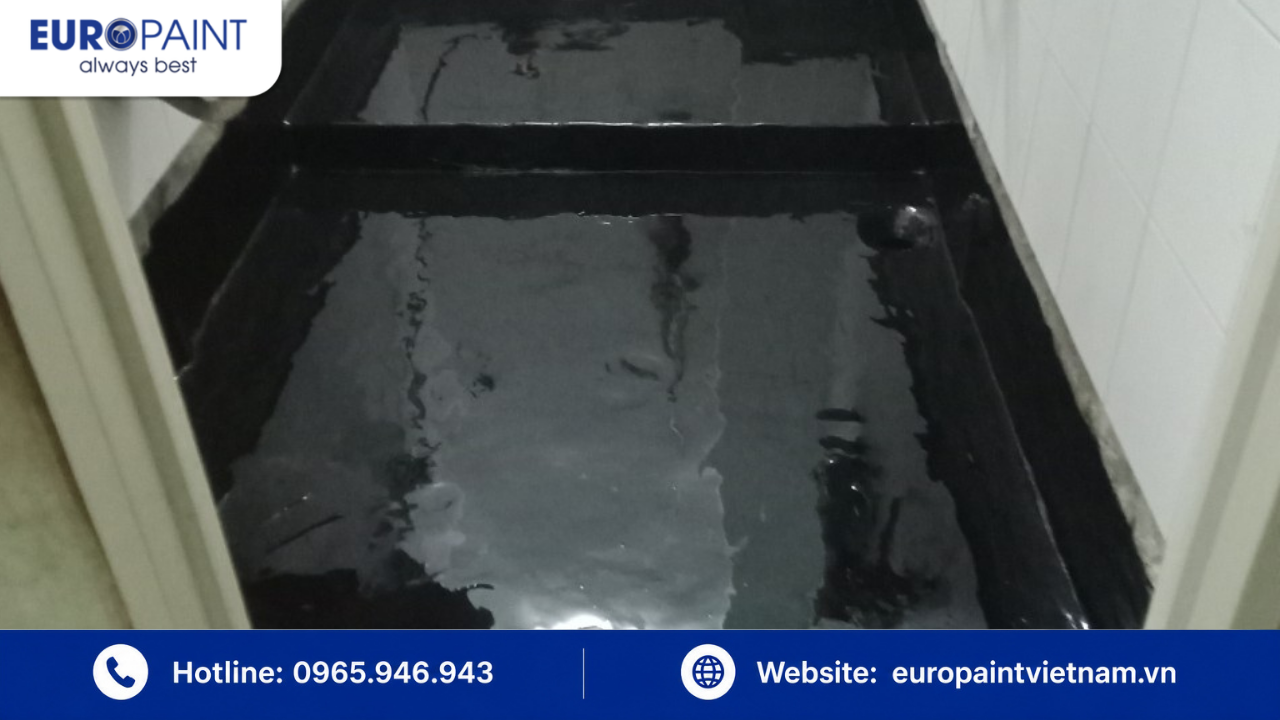 Kết quả chống thấm sàn nhà vệ sinh hoàn hảo sau khi thi công đúng quy trình Euro Paint Kết quả chống thấm sàn nhà vệ sinh hoàn hảo sau khi thi công đúng quy trình Euro Paint