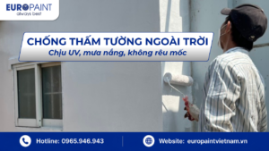 Chống thấm tường ngoài trời – Chịu UV, mưa nắng, không rêu mốc
