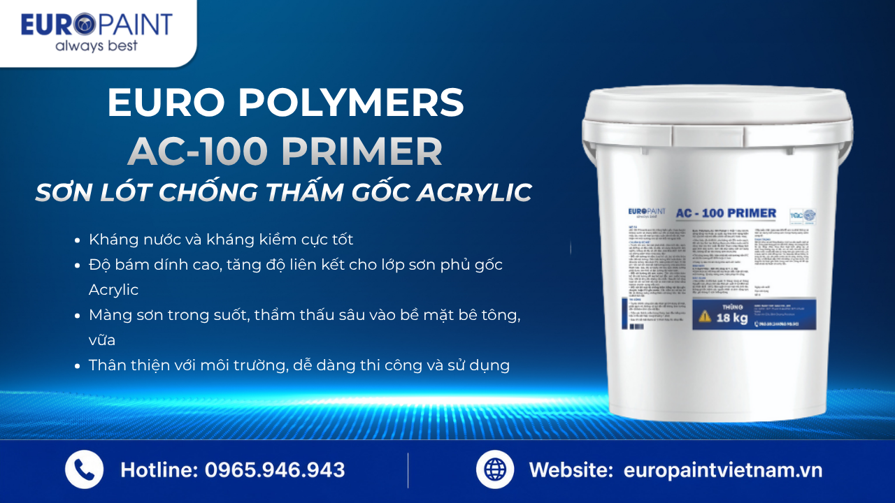 Sơn lót chống thấm AC - 100 Primer Sơn lót chống thấm AC - 100 Primer