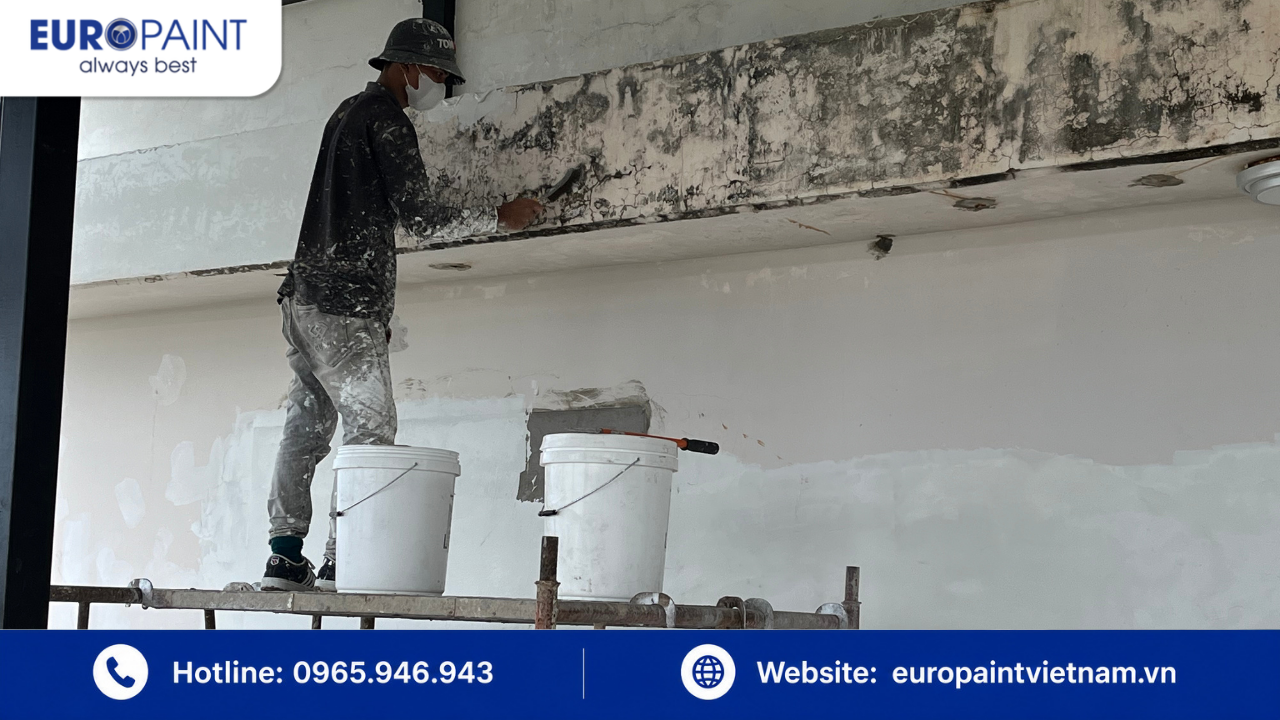 Thi công chống thấm nứt cổ trần theo đúng quy trình kỹ thuật chuẩn Thi công chống thấm nứt cổ trần theo đúng quy trình kỹ thuật chuẩn