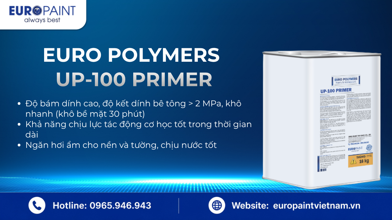 Thi công lớp lót UP-100 Primer