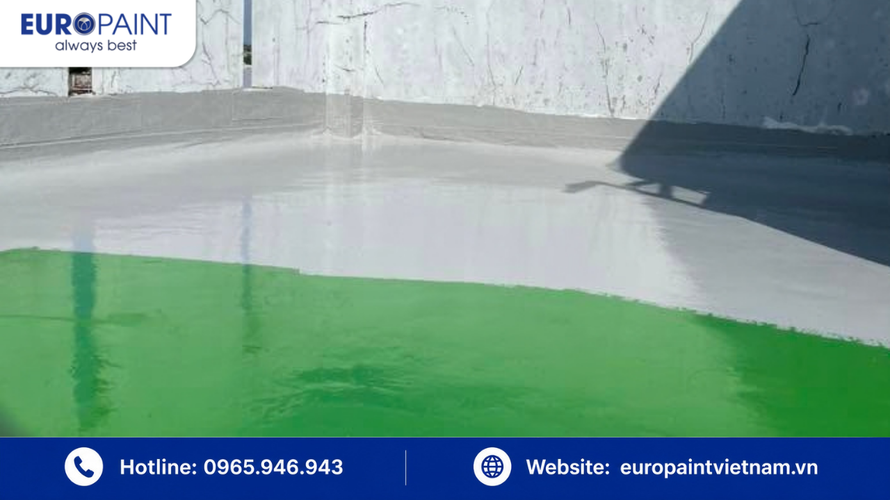 Lớp sơn chống thấm gốc Polyurethane cho công trình Lớp sơn chống thấm gốc Polyurethane cho công trình