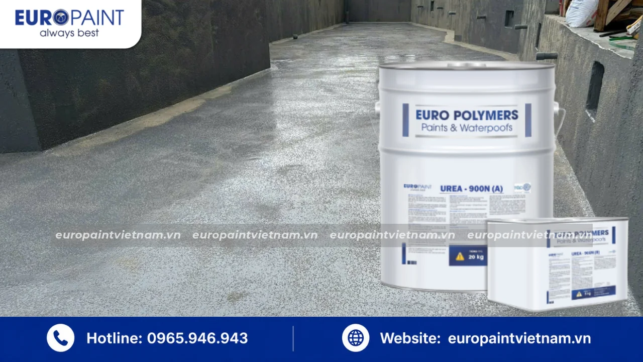 Bề mặt sau khi thi công lớp lót và UREA-900N Bề mặt sau khi thi công lớp lót và UREA-900N