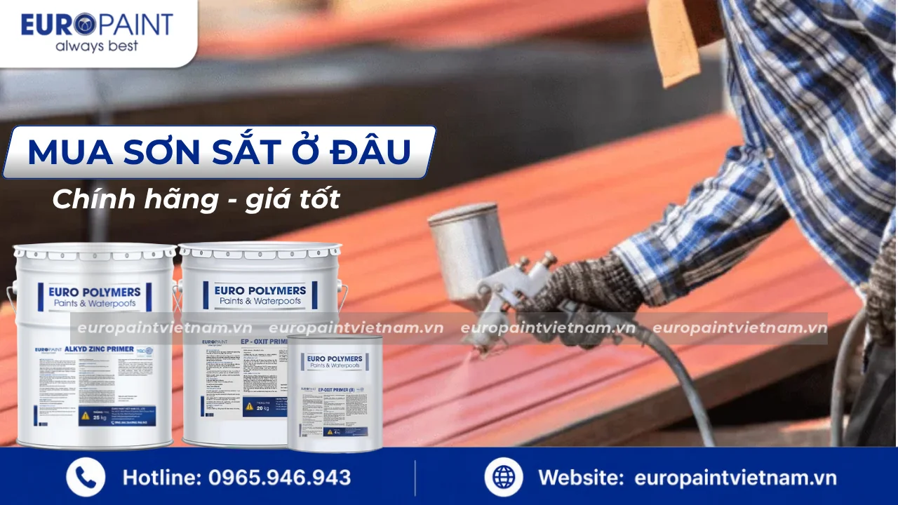 Mua sơn sắt ở đâu chính hãng, giá tốt ?