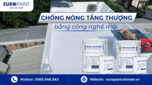 Chống nóng tầng thượng bằng công nghệ mới