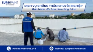 Dịch vụ chống thấm chuyên nghiệp – Bảo hành dài hạn cho công trình