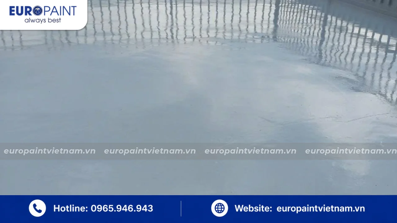 Thi công sơn Epoxy tự san phẳng EL-240 tại nhà máy công nghiệp – Euro Paint Việt Nam