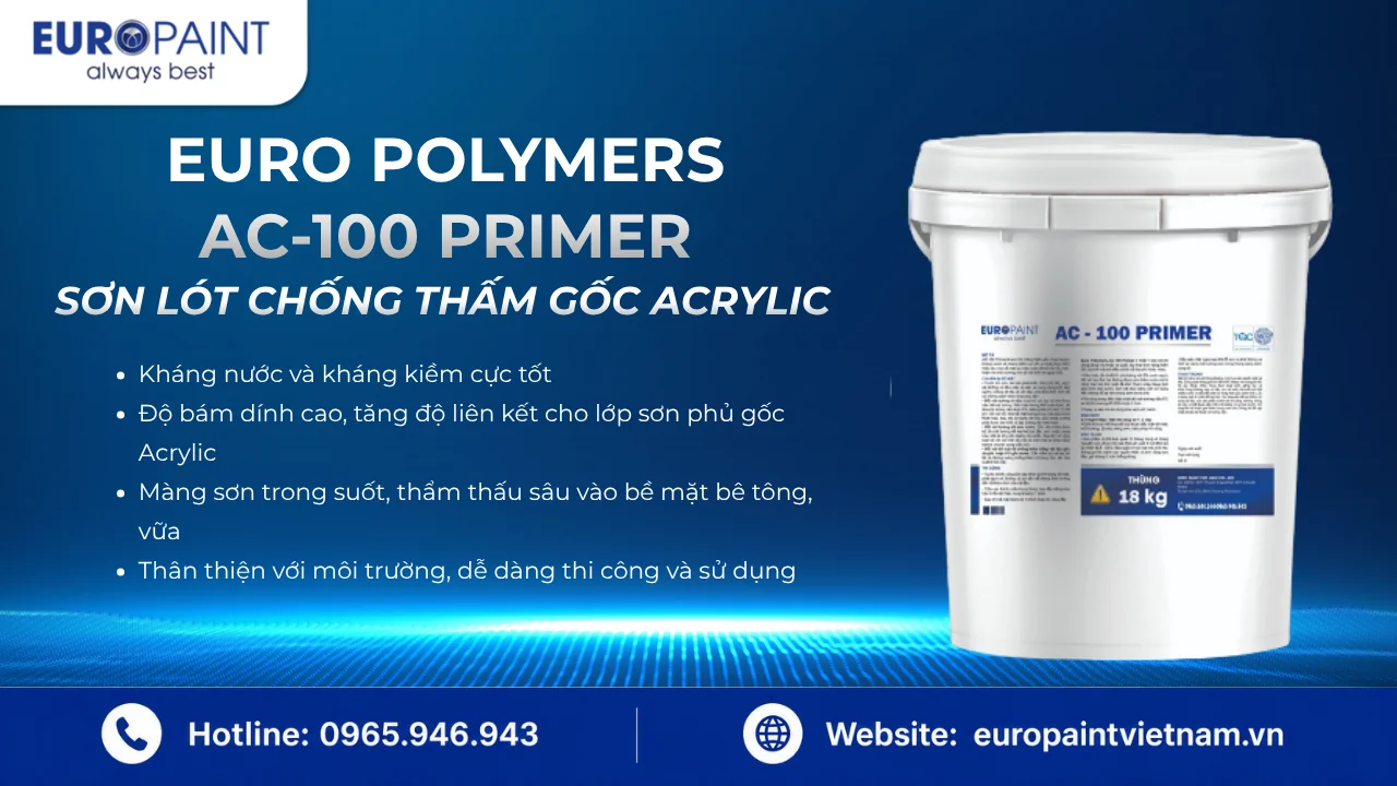 Sơn lót chống thấm AC - 100 Primer Sơn lót chống thấm AC - 100 Primer